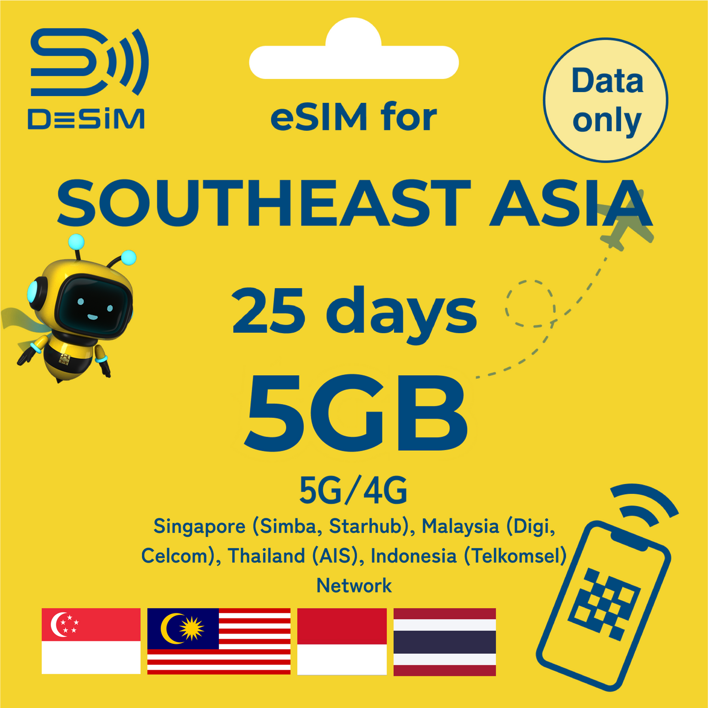 SOUTHEAST ASIA eSIM for Long