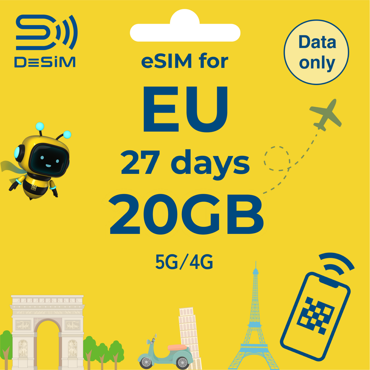 EUROPE eSIM for Long