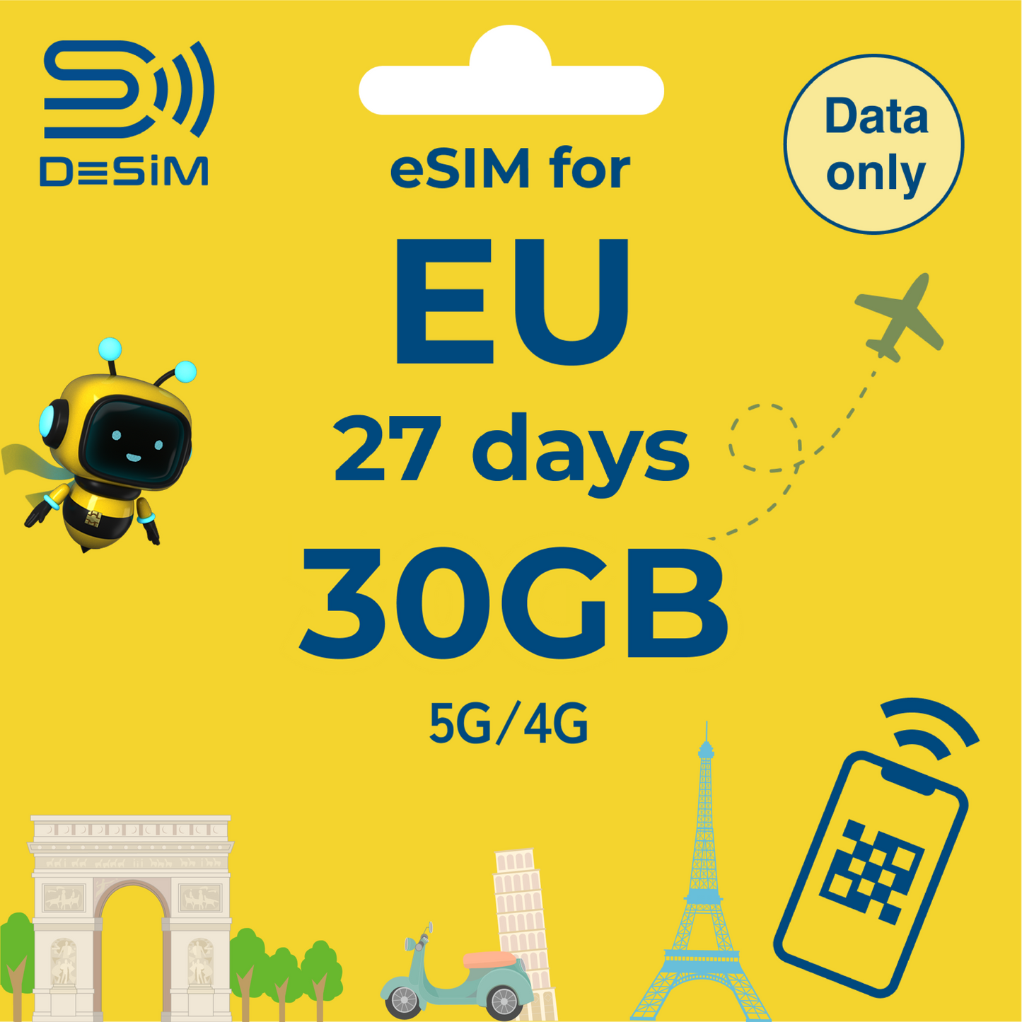 EUROPE eSIM for Long