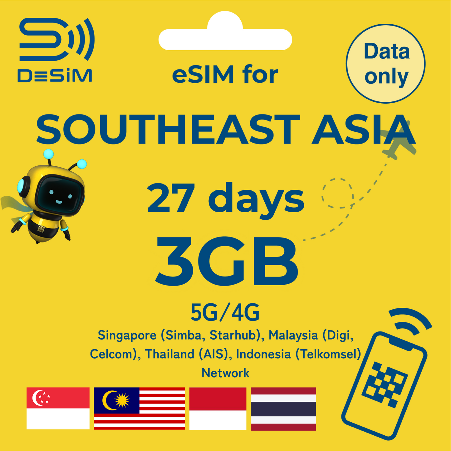 SOUTHEAST ASIA eSIM for Long
