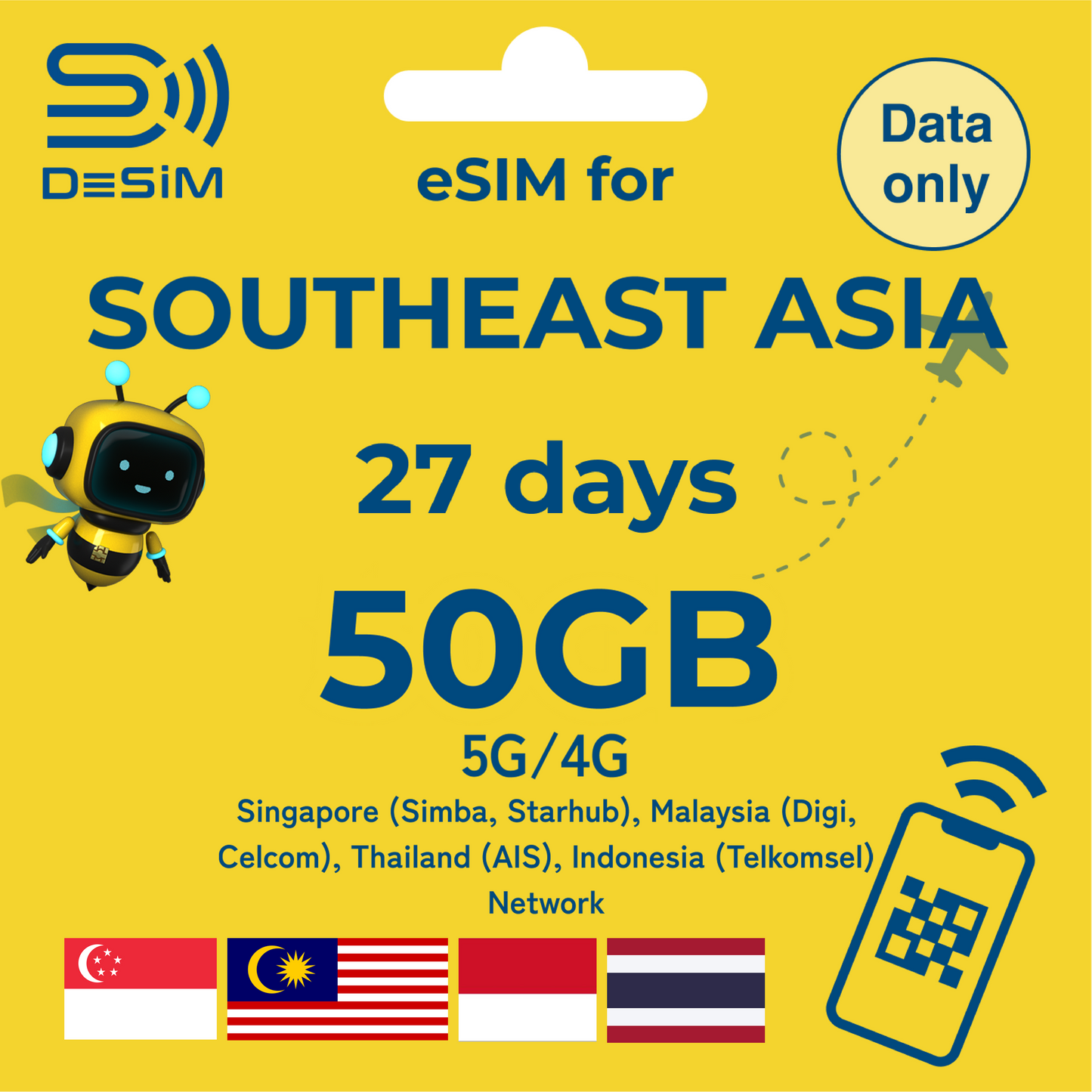 SOUTHEAST ASIA eSIM for Long