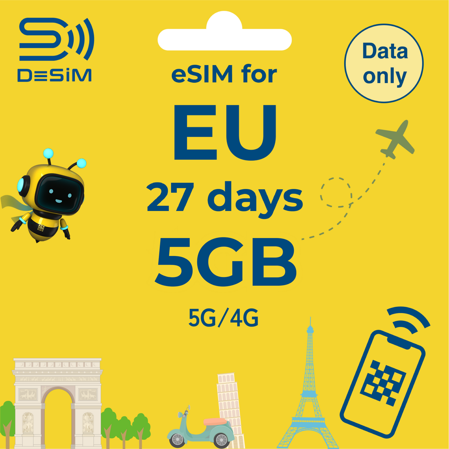 EUROPE eSIM for Long