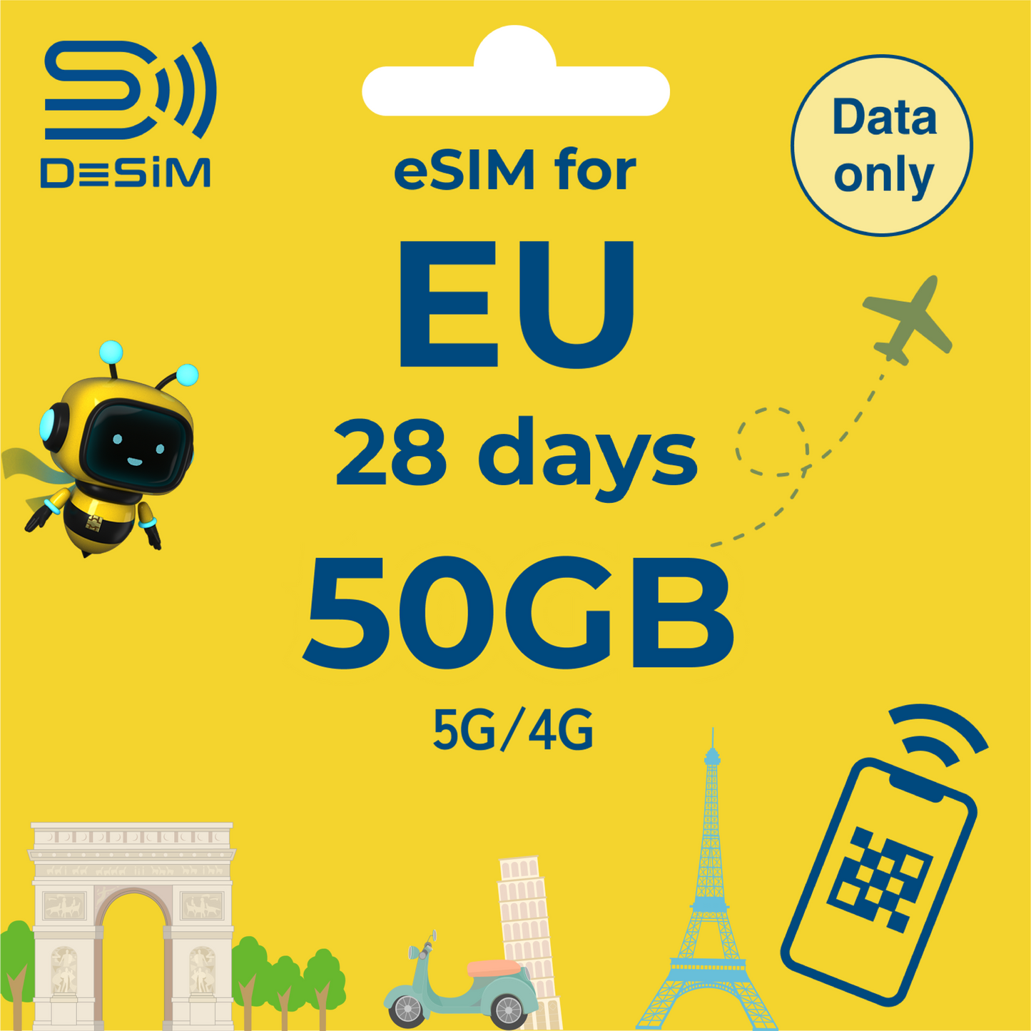 EUROPE eSIM for Long