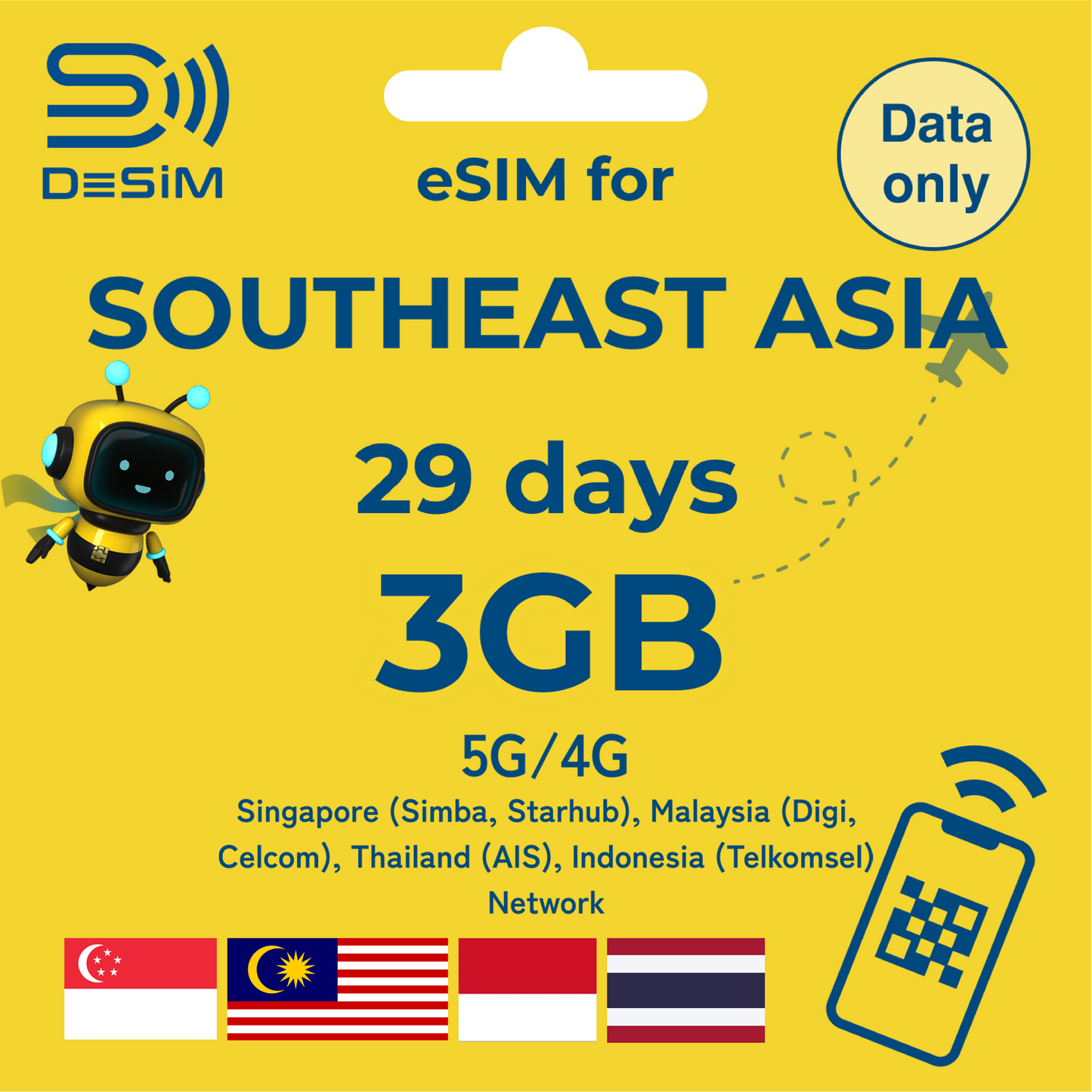 SOUTHEAST ASIA eSIM for Long