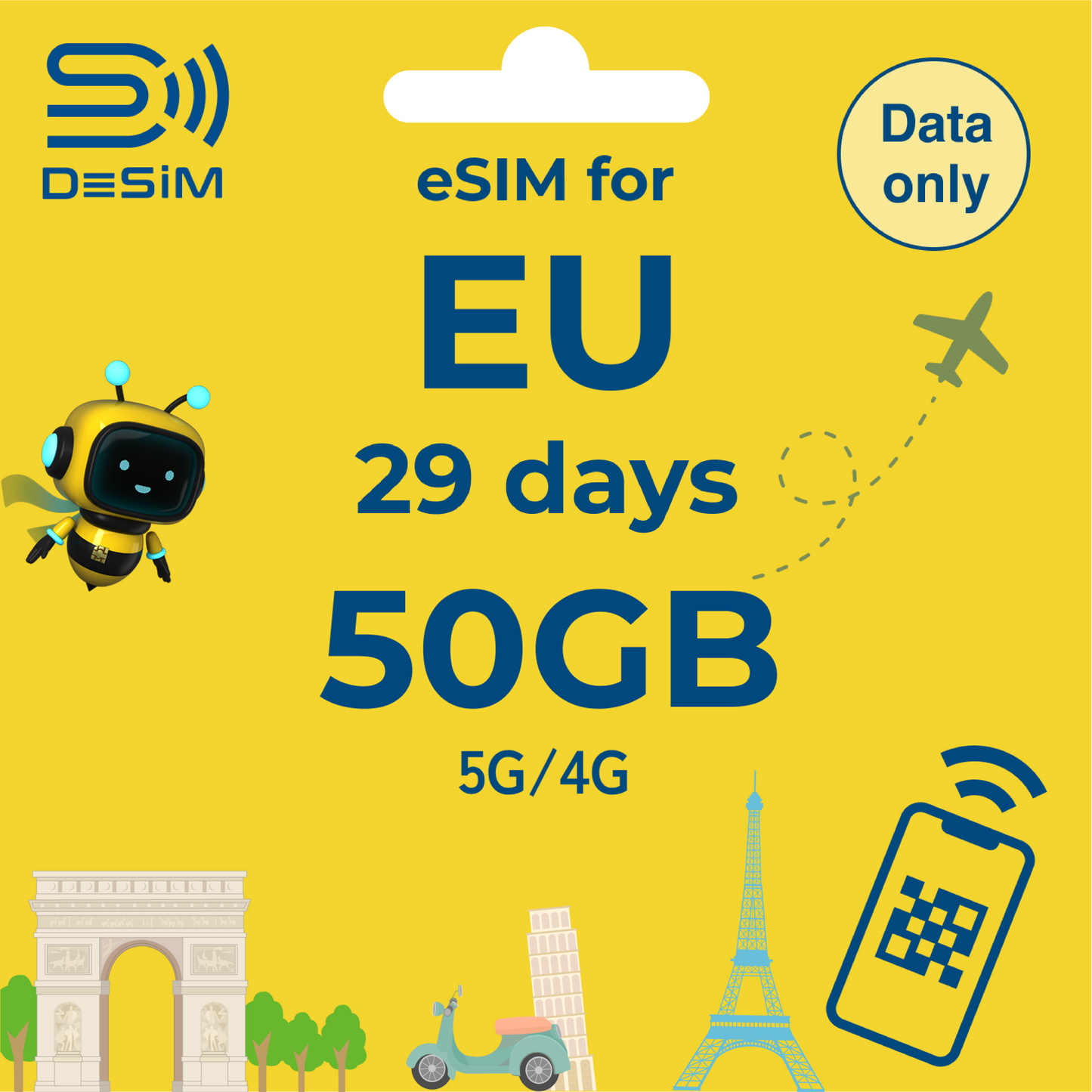 EUROPE eSIM for Long