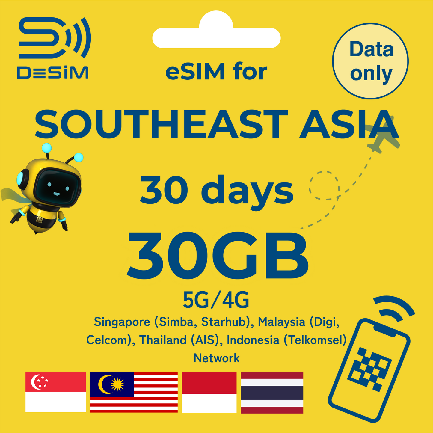 SOUTHEAST ASIA eSIM for Long