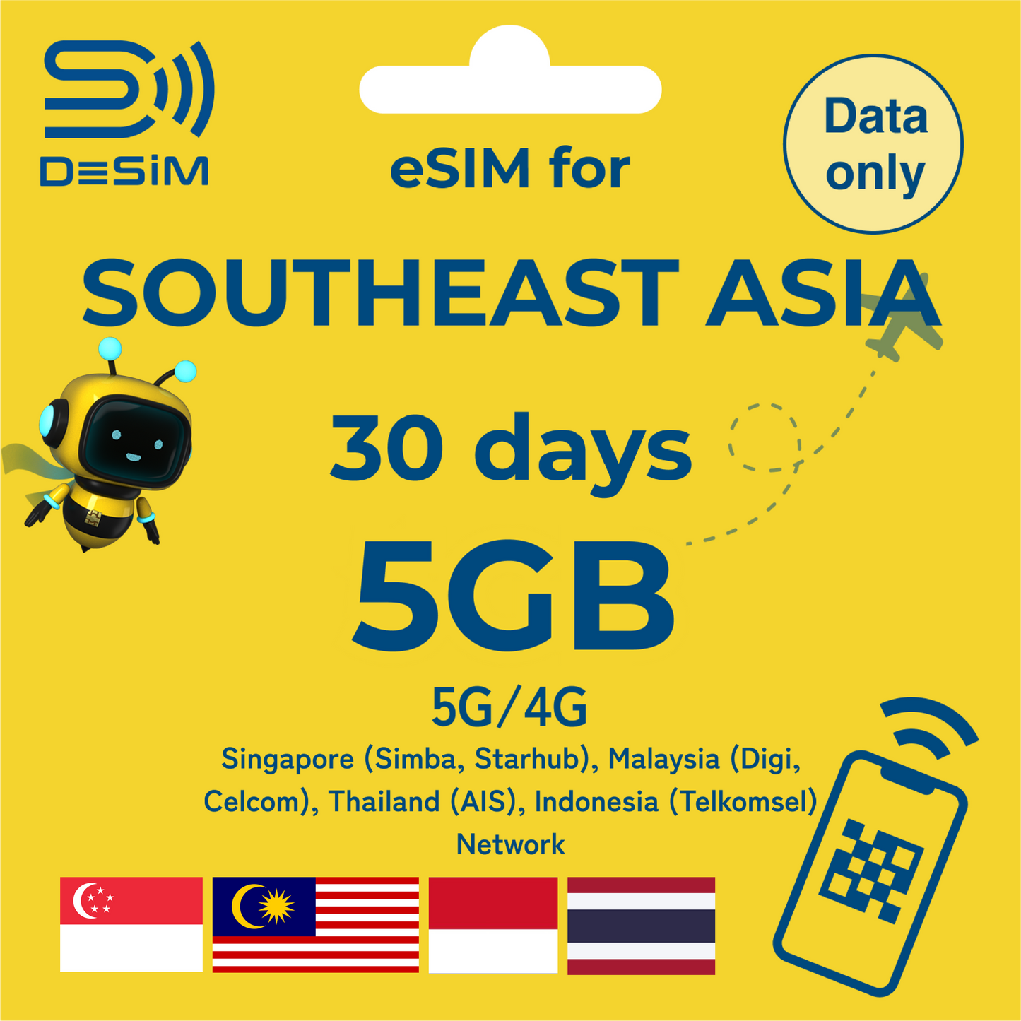 SOUTHEAST ASIA eSIM for Long