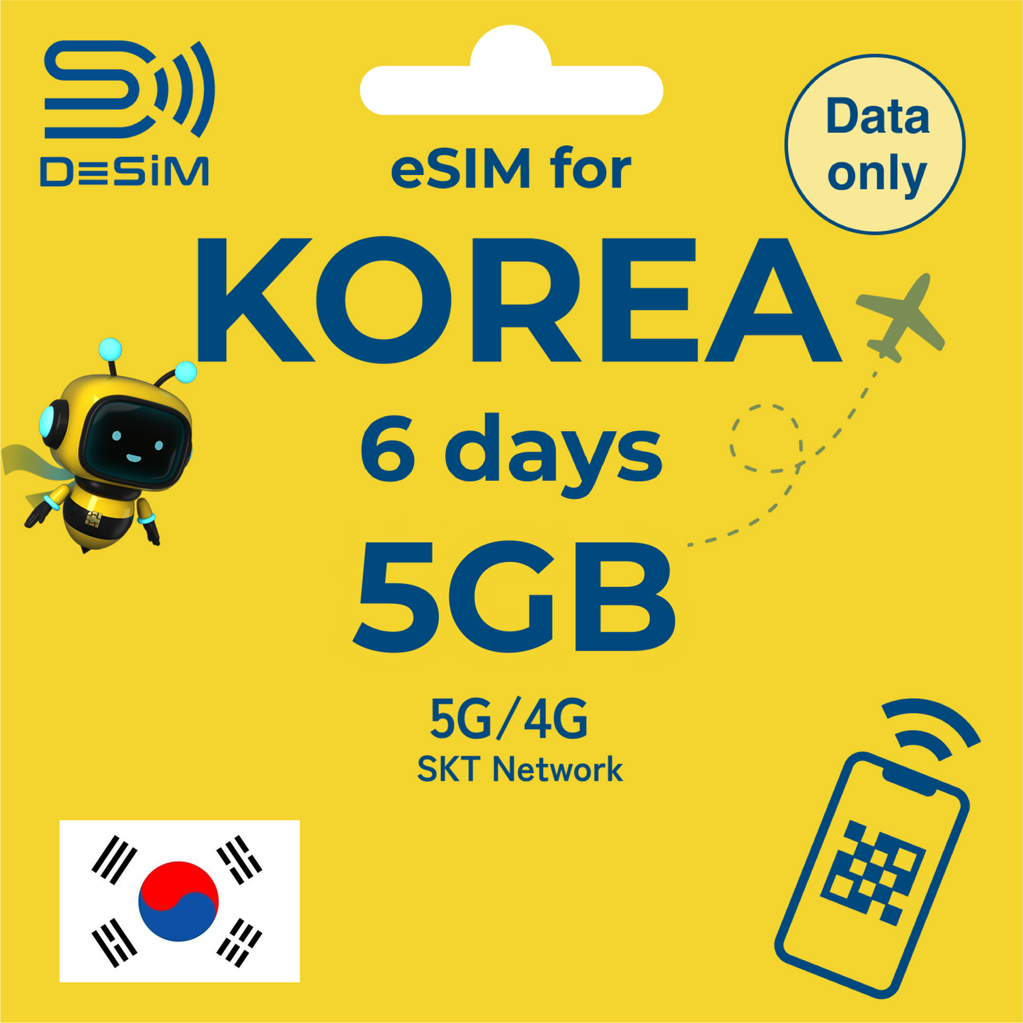 KOREA eSIM for Short
