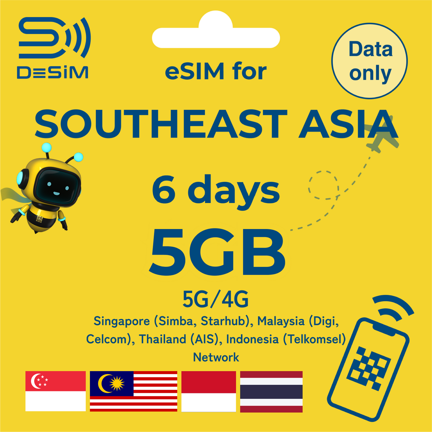 SOUTHEAST ASIA eSIM for Short