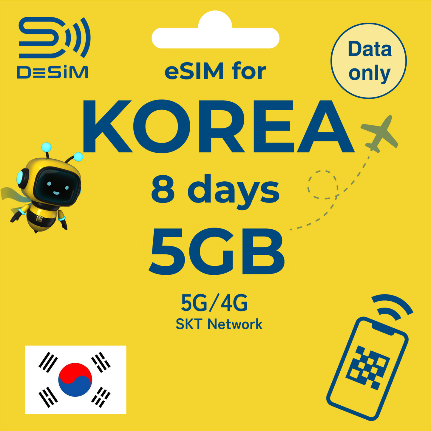 KOREA eSIM for Short