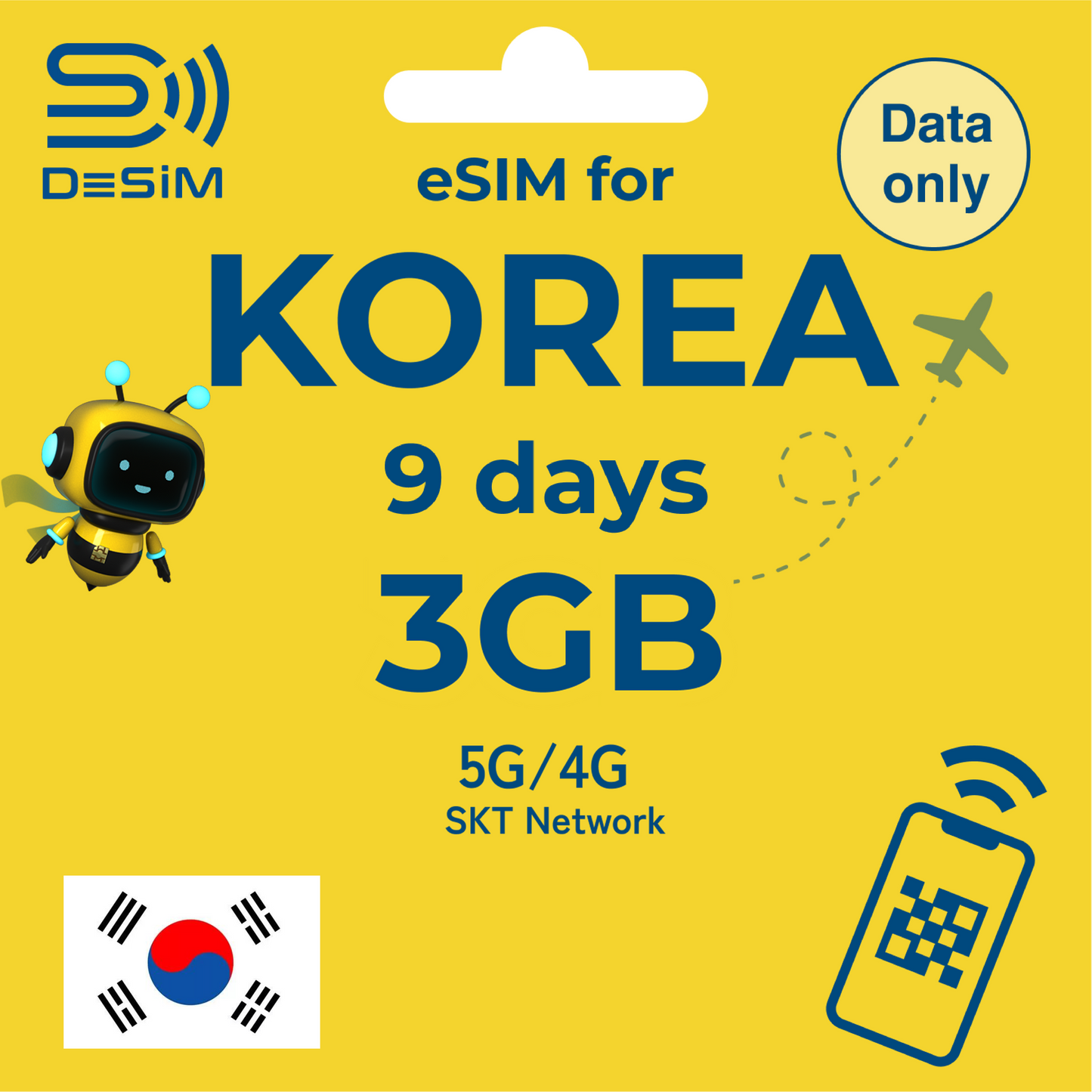 KOREA eSIM for Short
