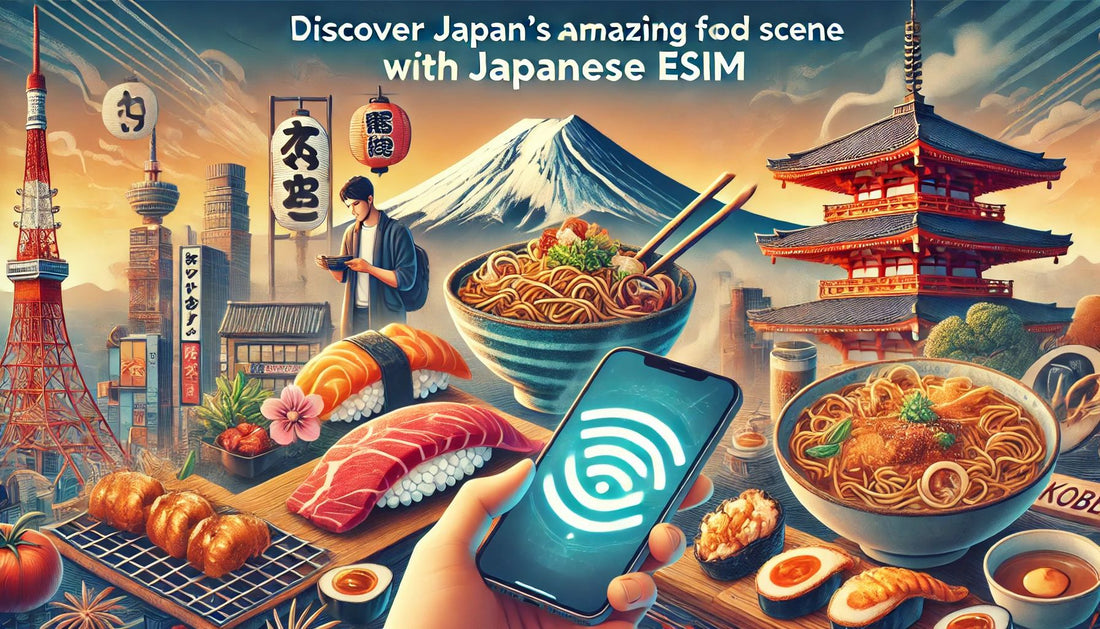 Beyond Sushi and Ramen: Discover Japan's Amazing Food Scene with Japanese eSIM