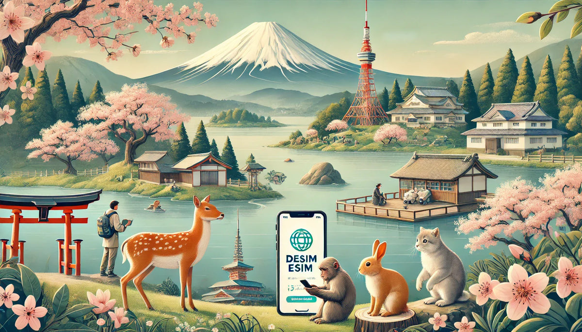 A Relaxing Journey with Japan’s Nature and Wildlife Using eSIM
