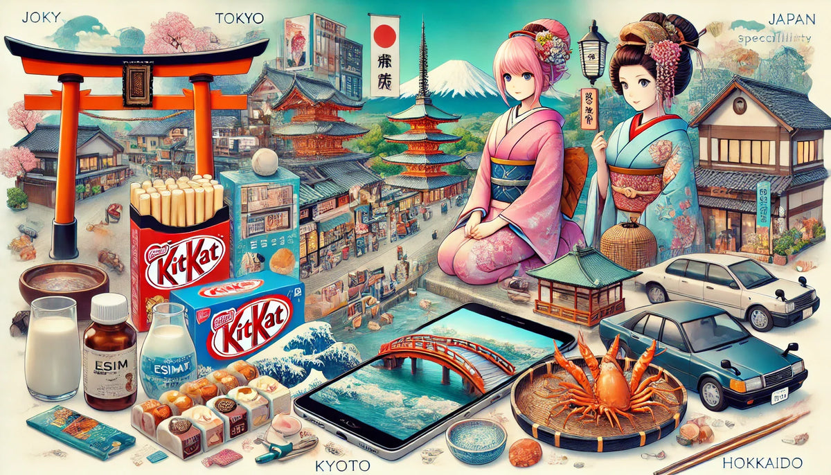A list of exclusive souvenirs to buy in Japan and useful eSIM options