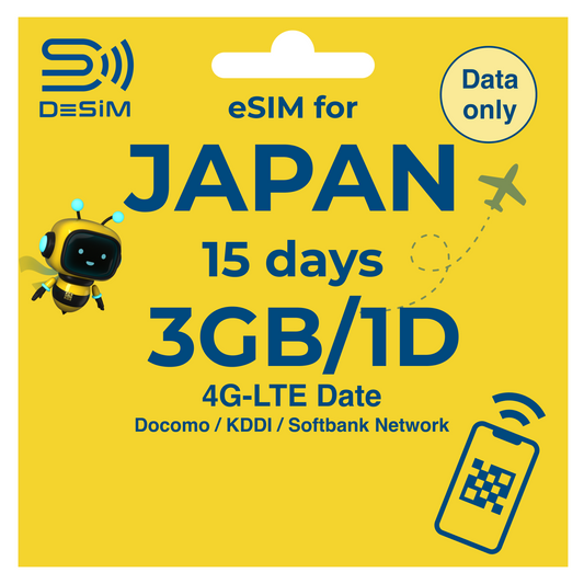 JAPAN eSIM for Medium