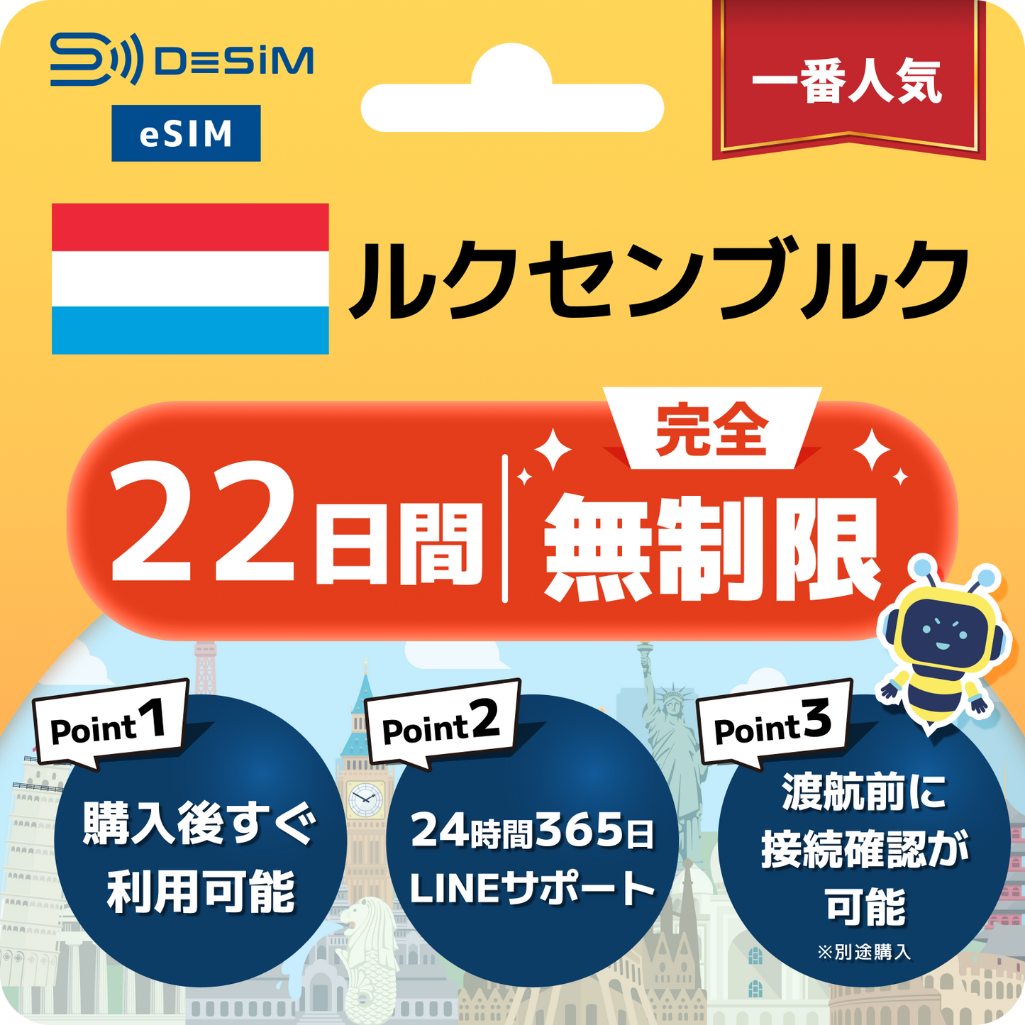 アイスランド eSIM（1~30日間） 完全無制限eSIM 即日開通 テザリング対応