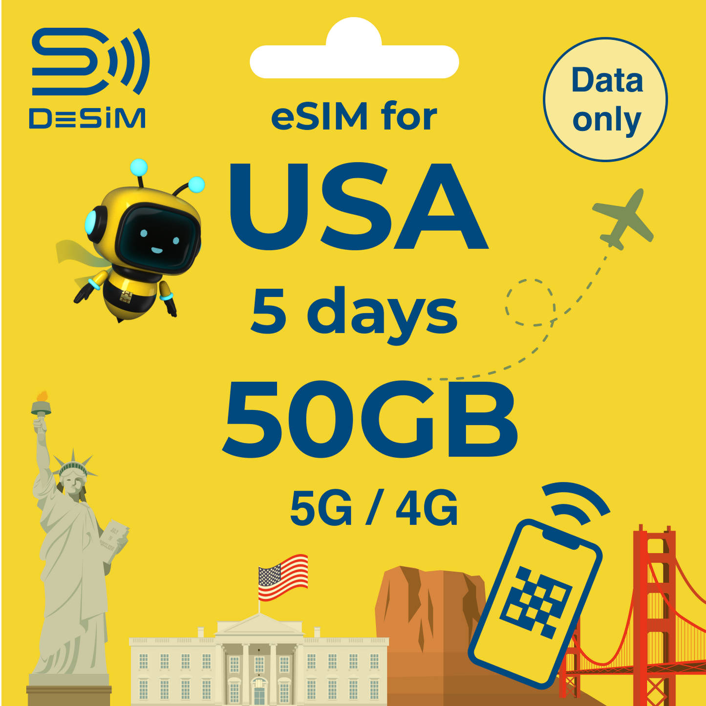 USA eSIM for Short