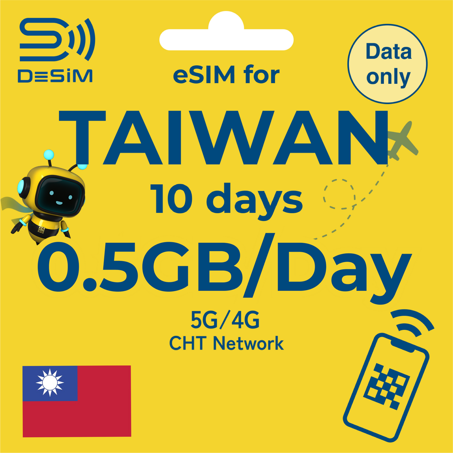 TAIWAN eSIM for Short TOTAL