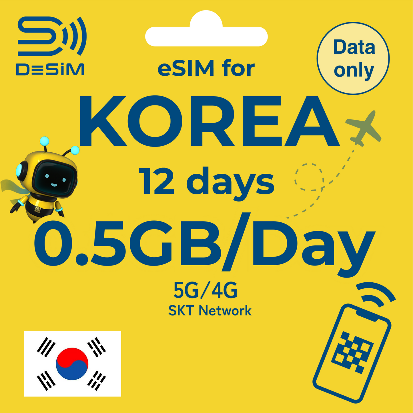 KOREA eSIM for Medium