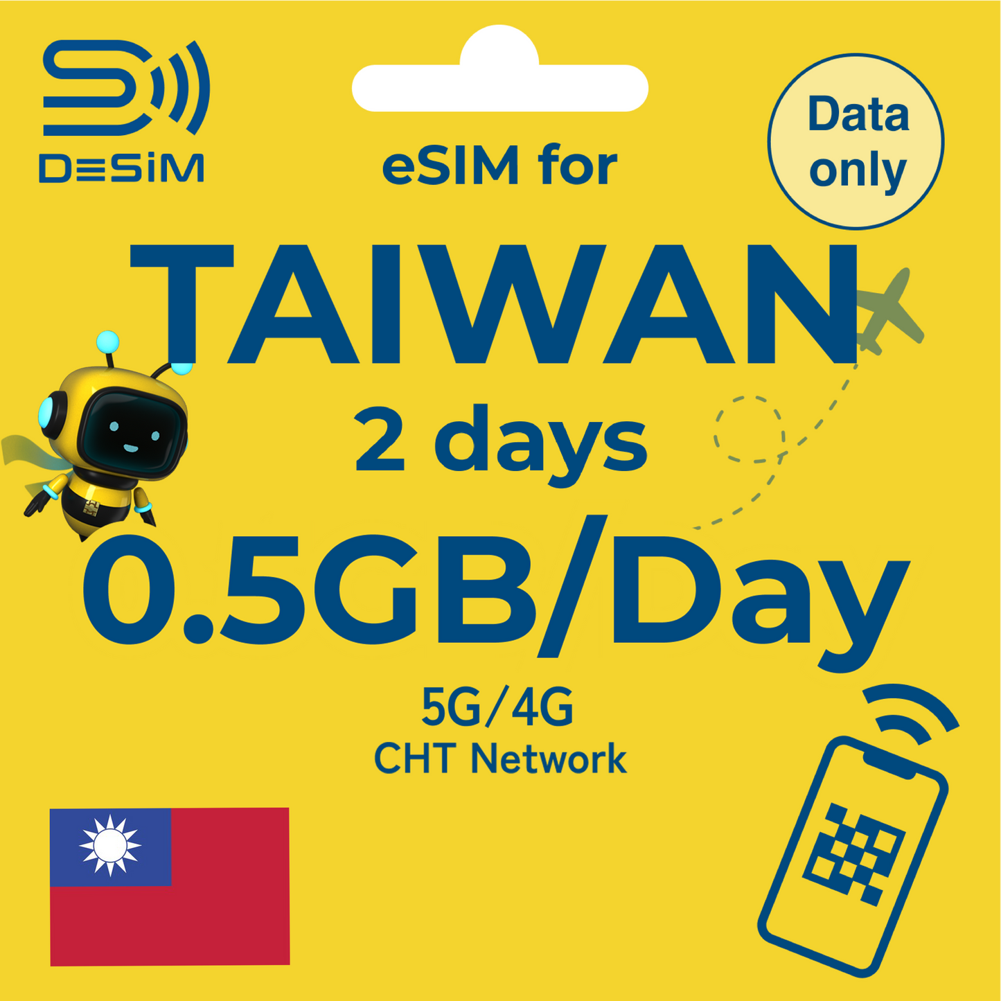 TAIWAN eSIM for Short TOTAL