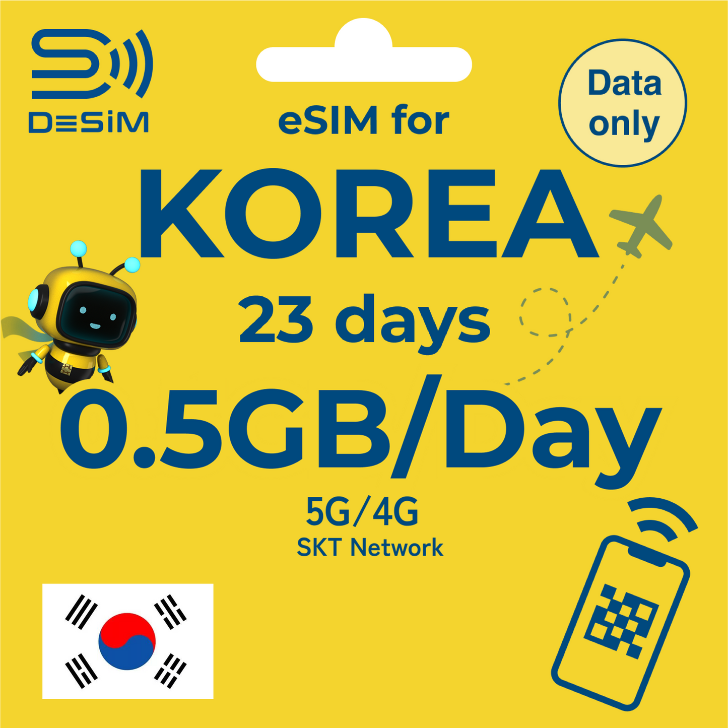 KOREA eSIM for Long