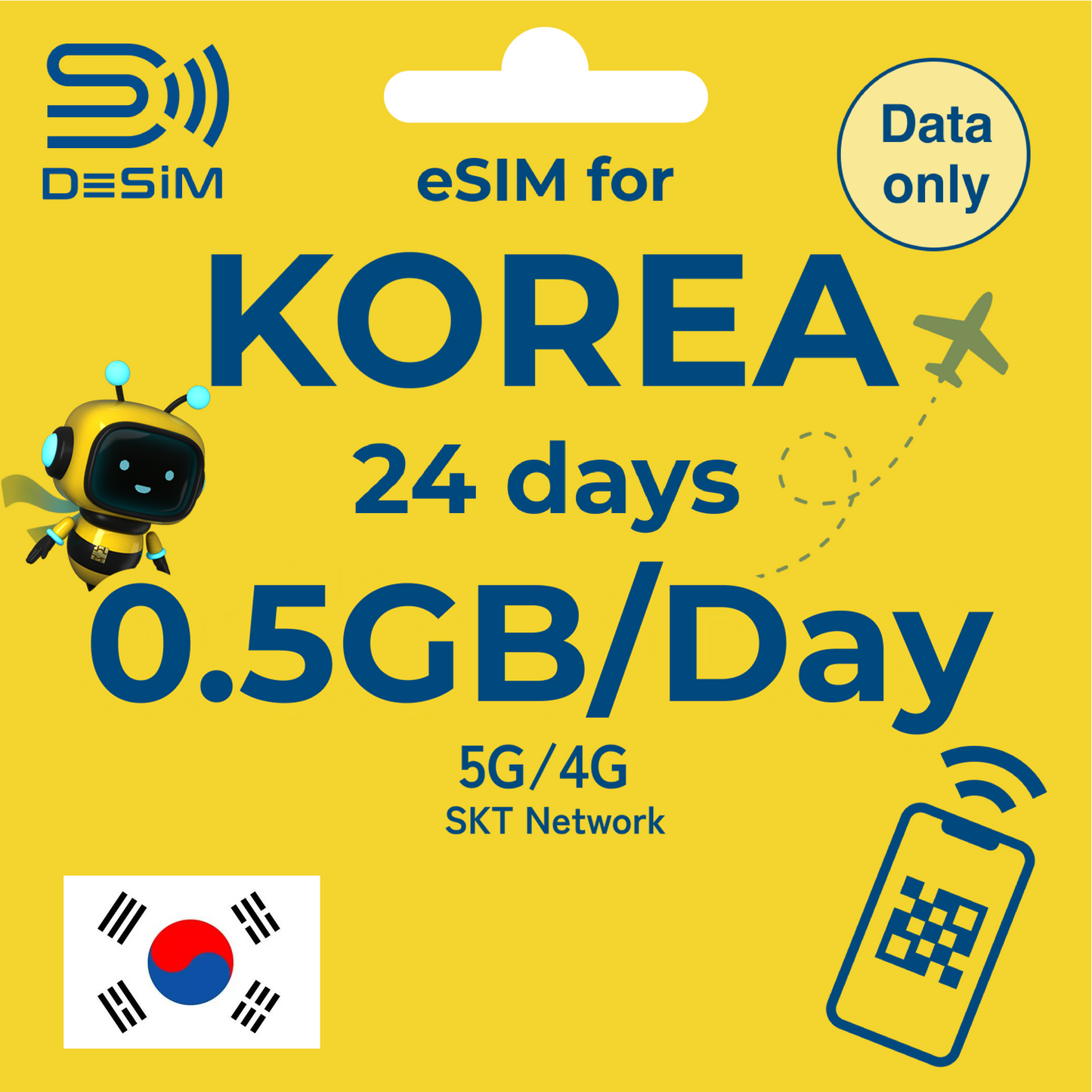 KOREA eSIM for Long