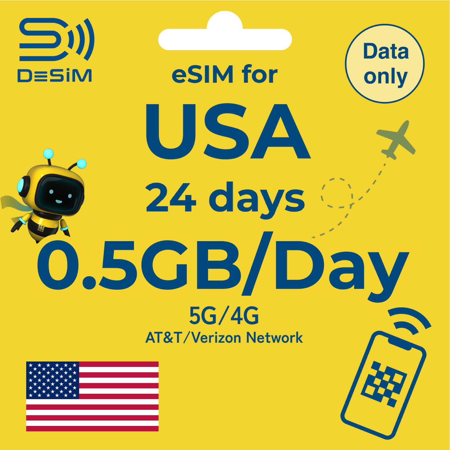 USA eSIM for Long
