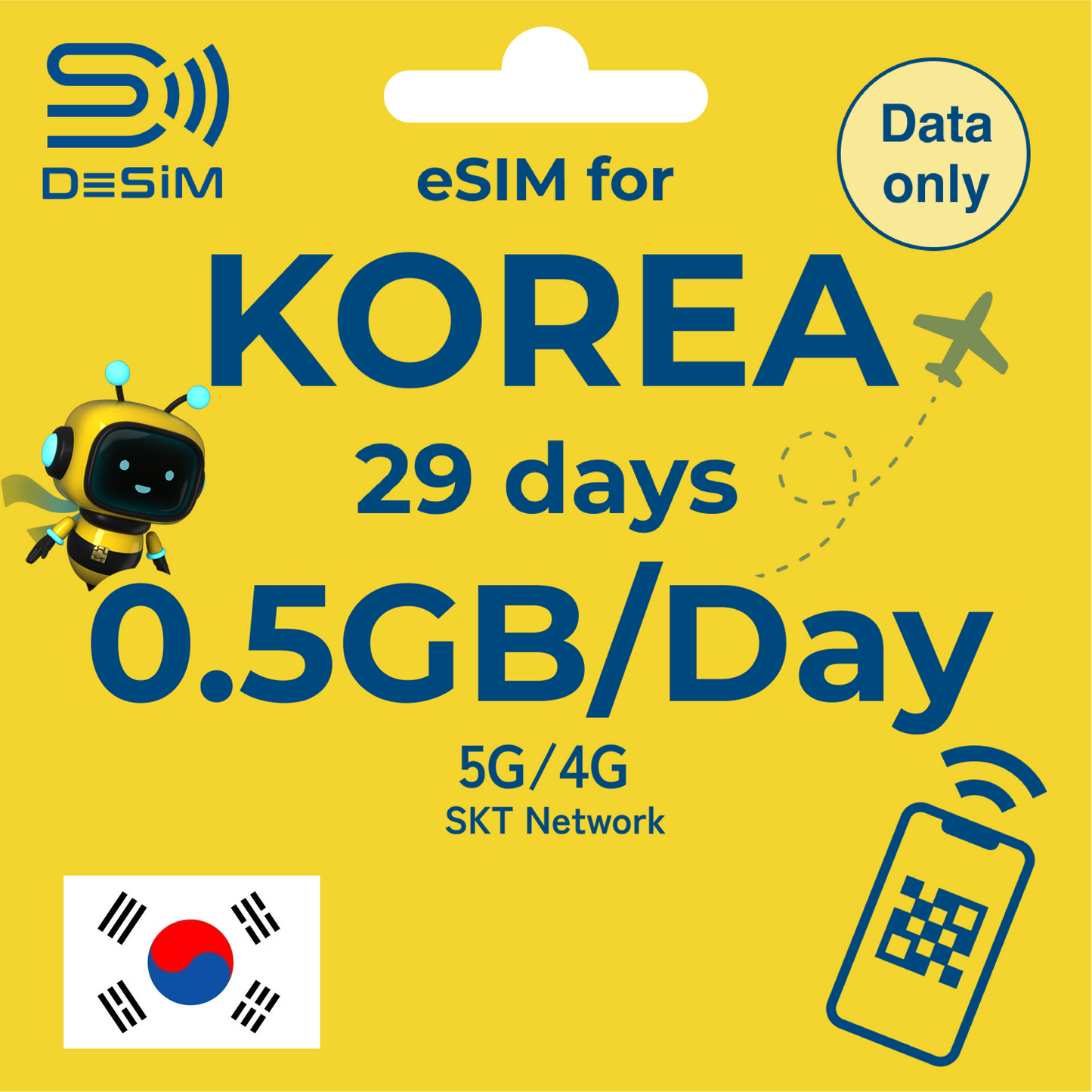 KOREA eSIM for Long