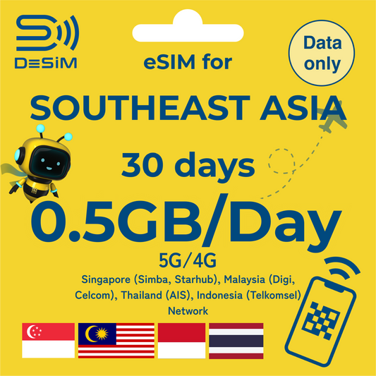 SOUTHEAST ASIA eSIM for Long