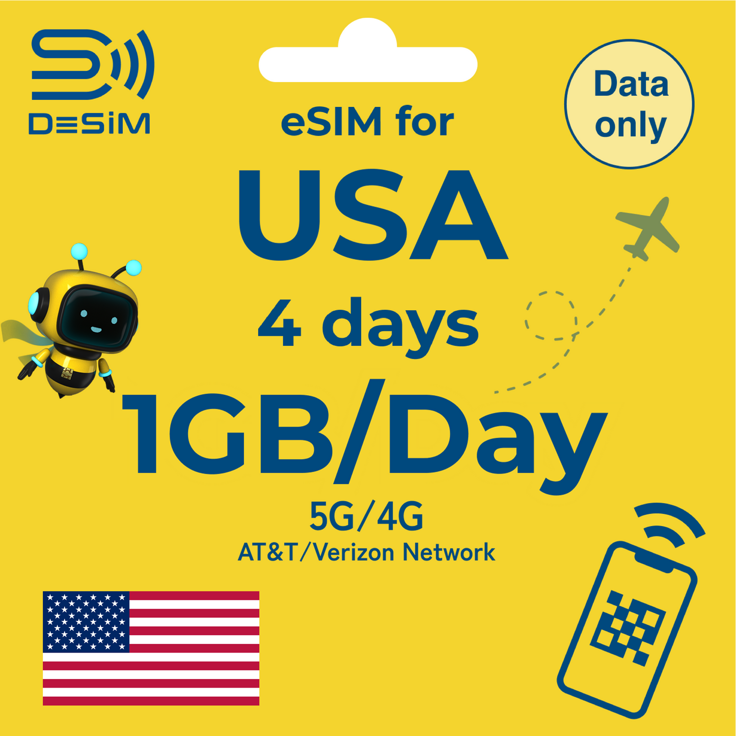 USA eSIM for Short