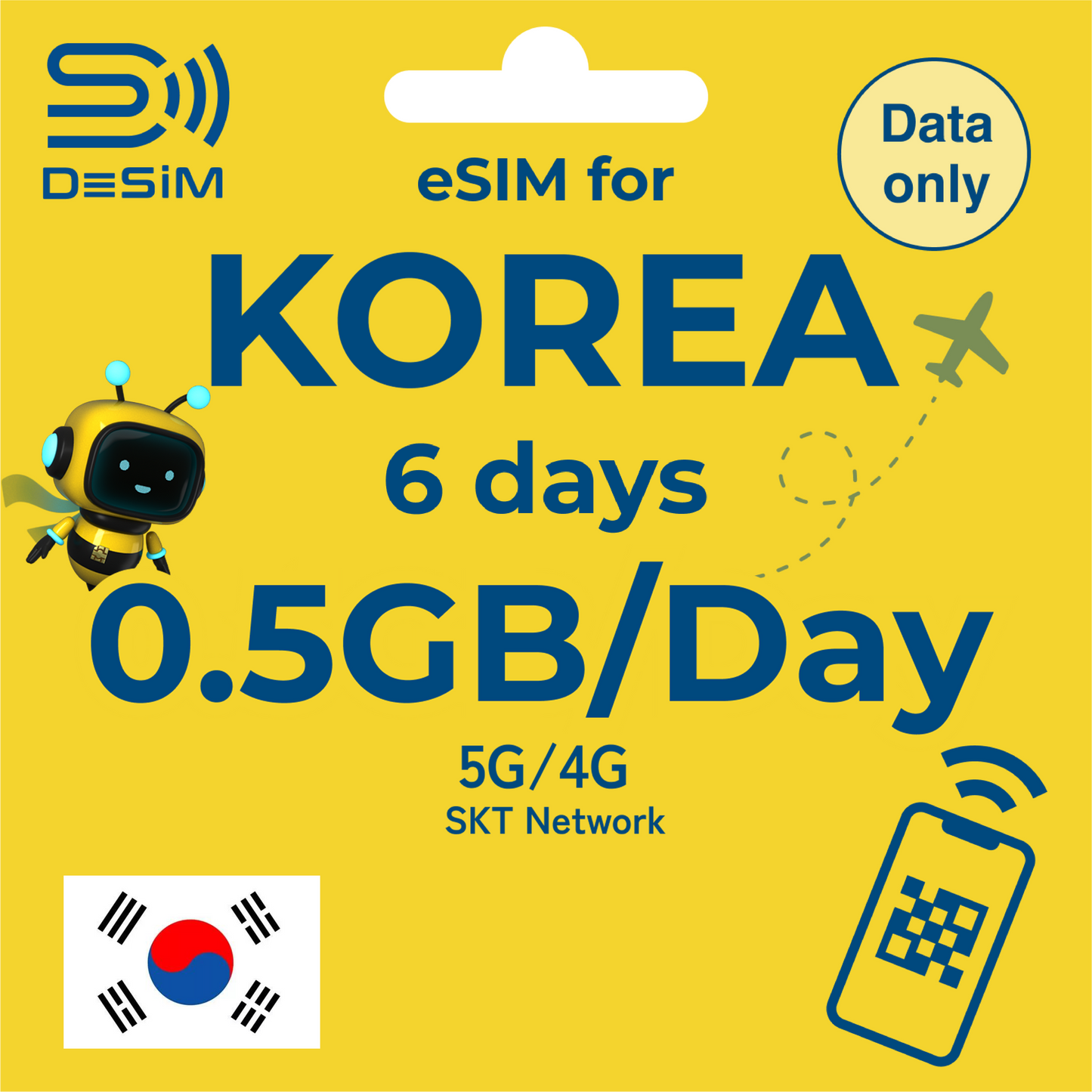KOREA eSIM for Short