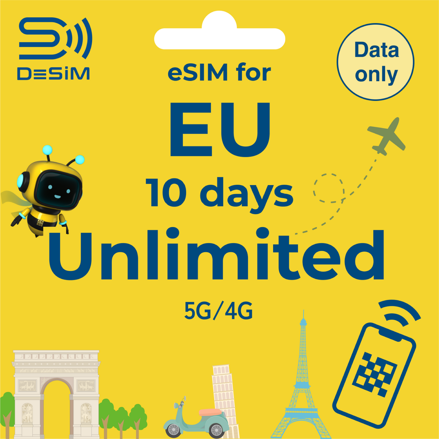 EUROPE eSIM for UNLIMITED