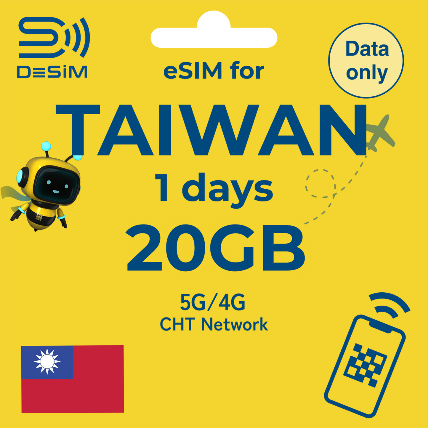 TAIWAN eSIM for Short TOTAL