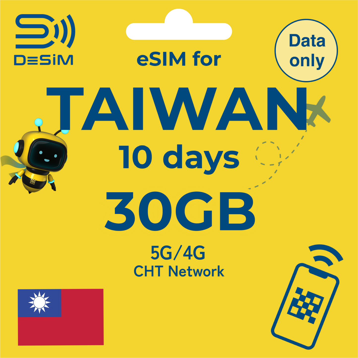 TAIWAN eSIM for Short TOTAL