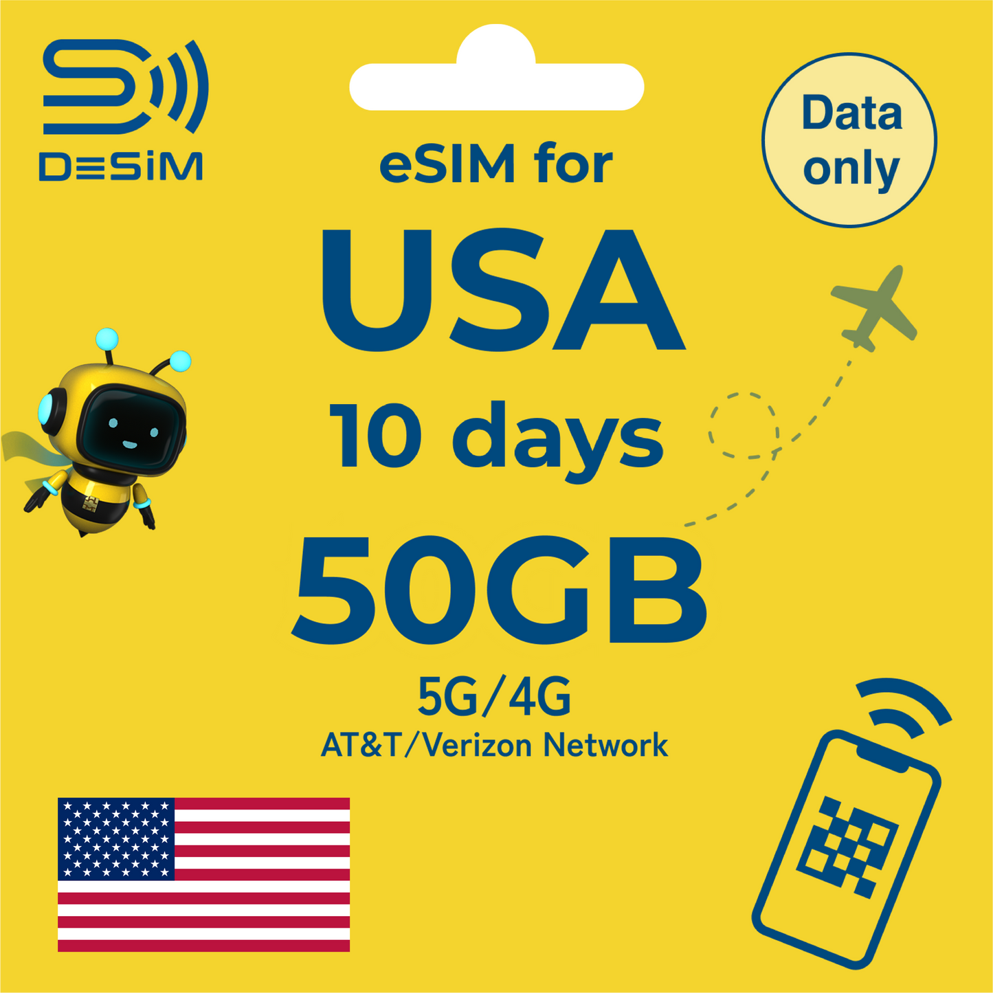 USA eSIM for Short