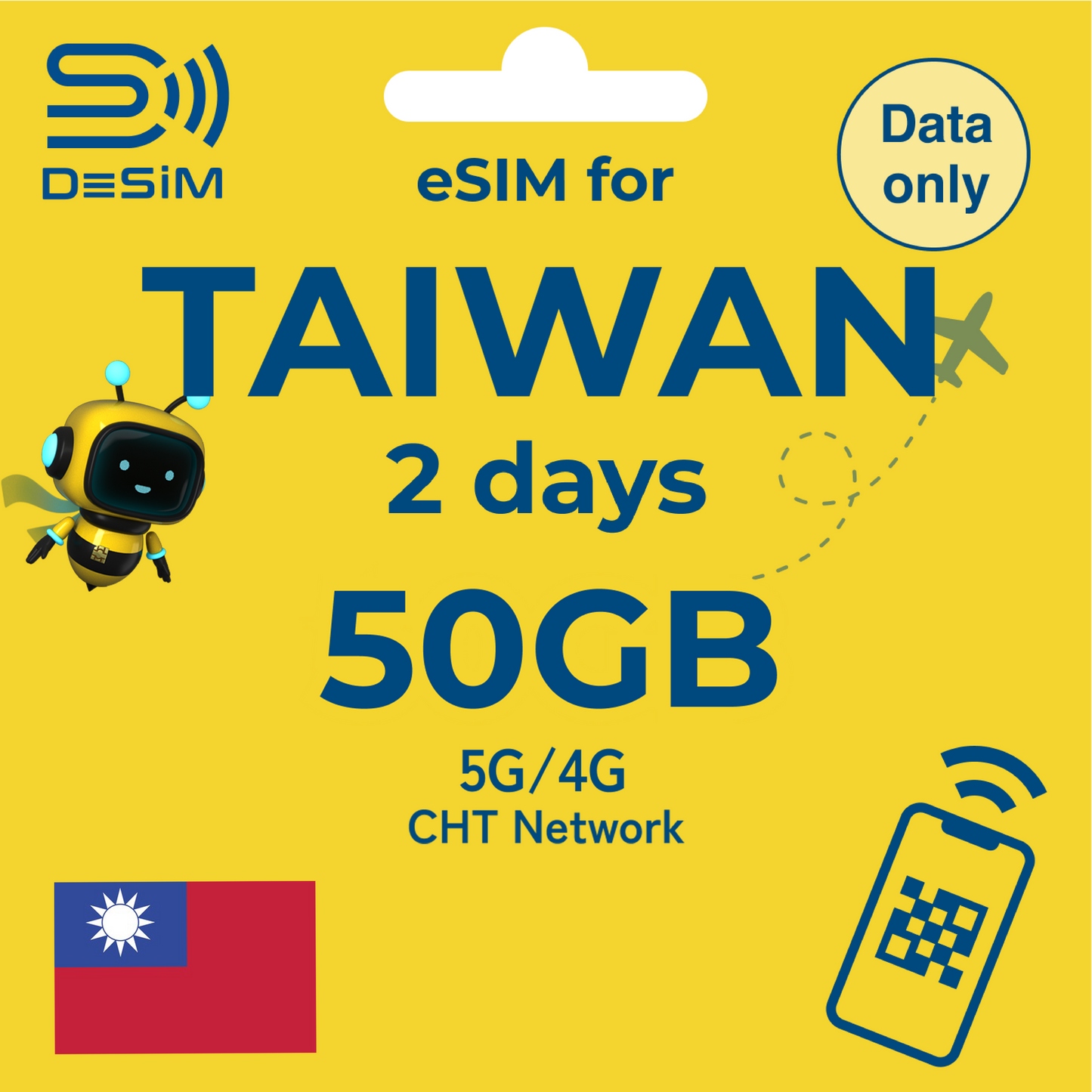 TAIWAN eSIM for Short TOTAL