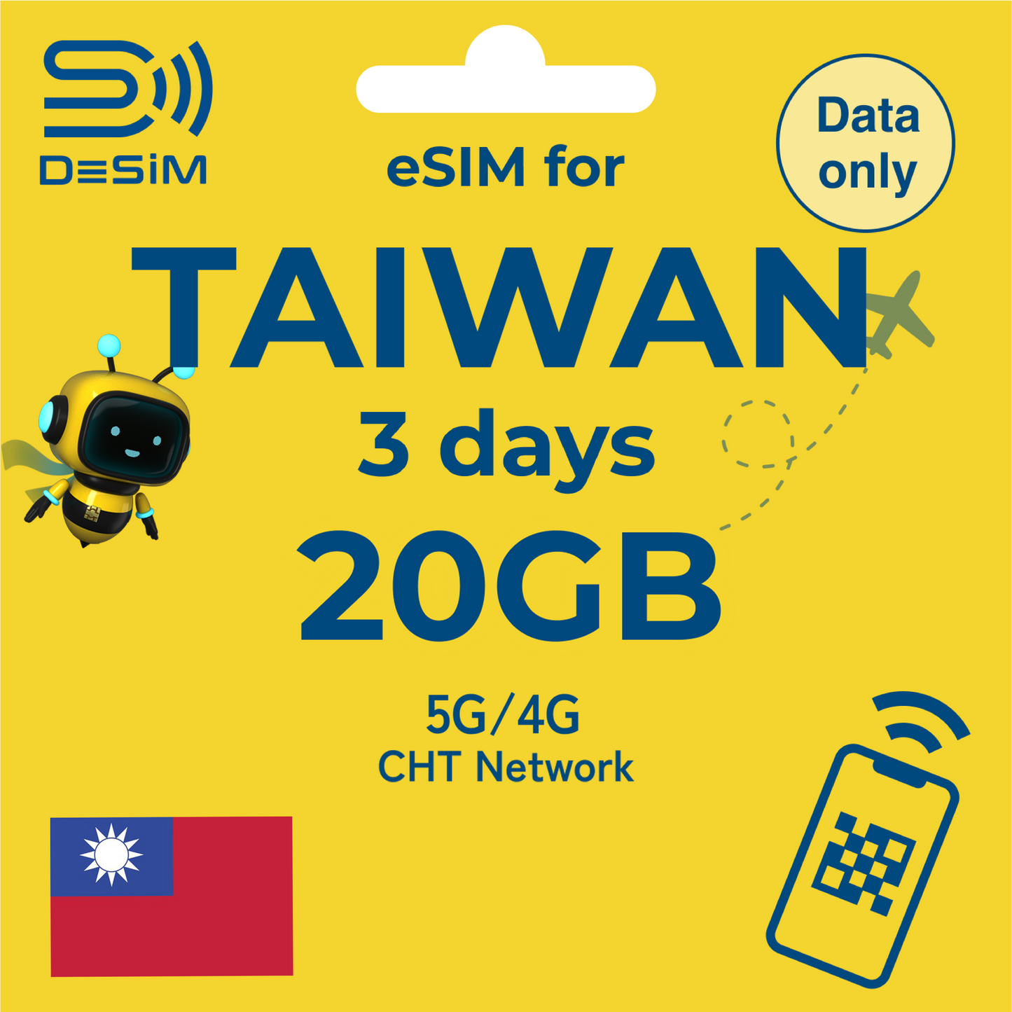 TAIWAN eSIM for Short TOTAL