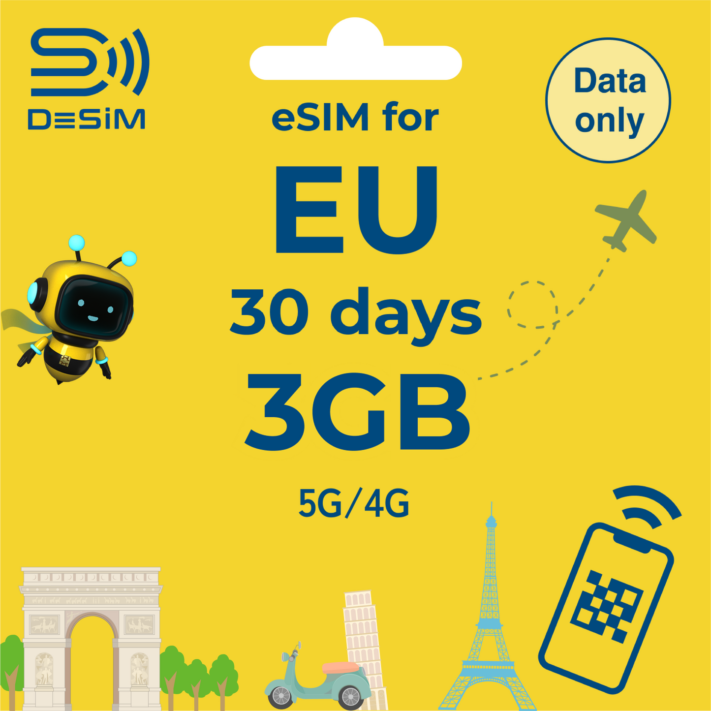 EUROPE eSIM for Long