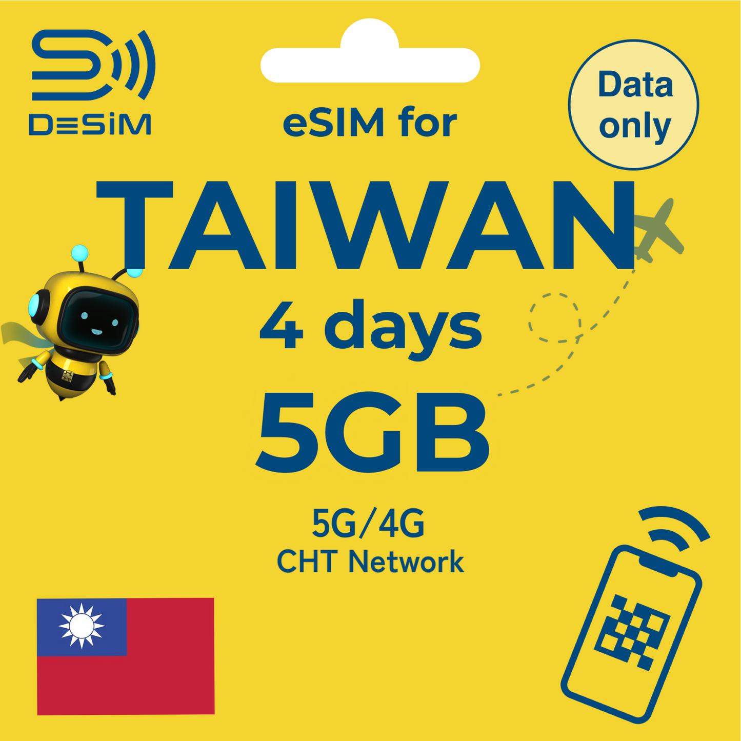 TAIWAN eSIM for Short TOTAL