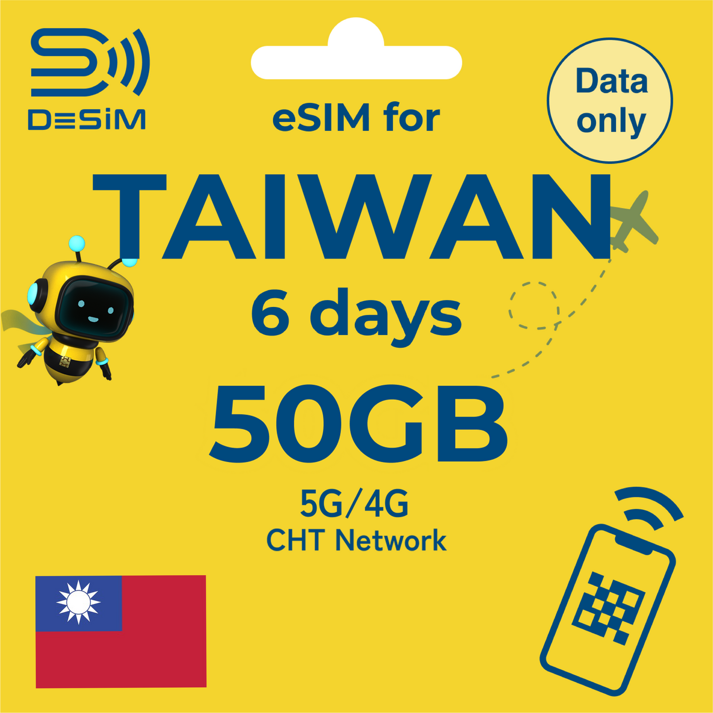 TAIWAN eSIM for Short TOTAL