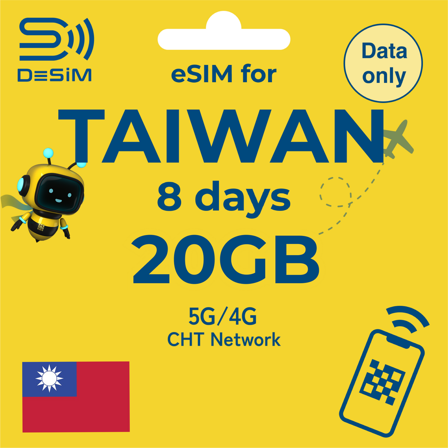TAIWAN eSIM for Short TOTAL