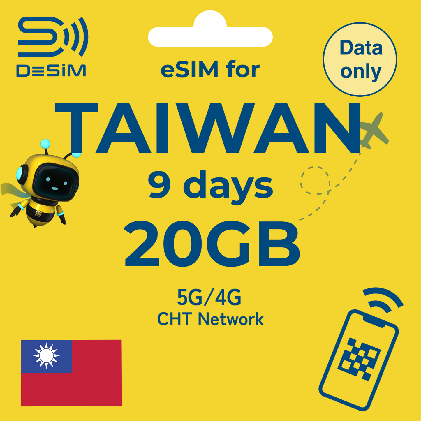 TAIWAN eSIM for Short TOTAL