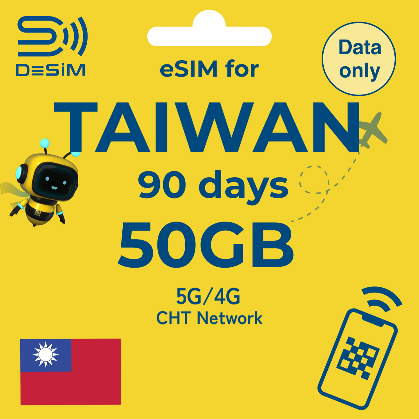 TAIWAN eSIM for Long Term